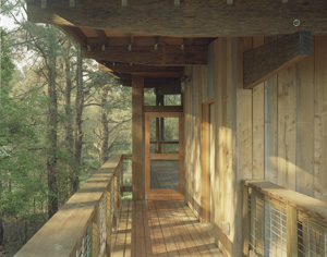 Entrance to the open-air Outdoor Classroom at Prairie Ridge