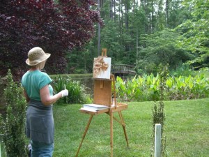 Painting "en plein air"