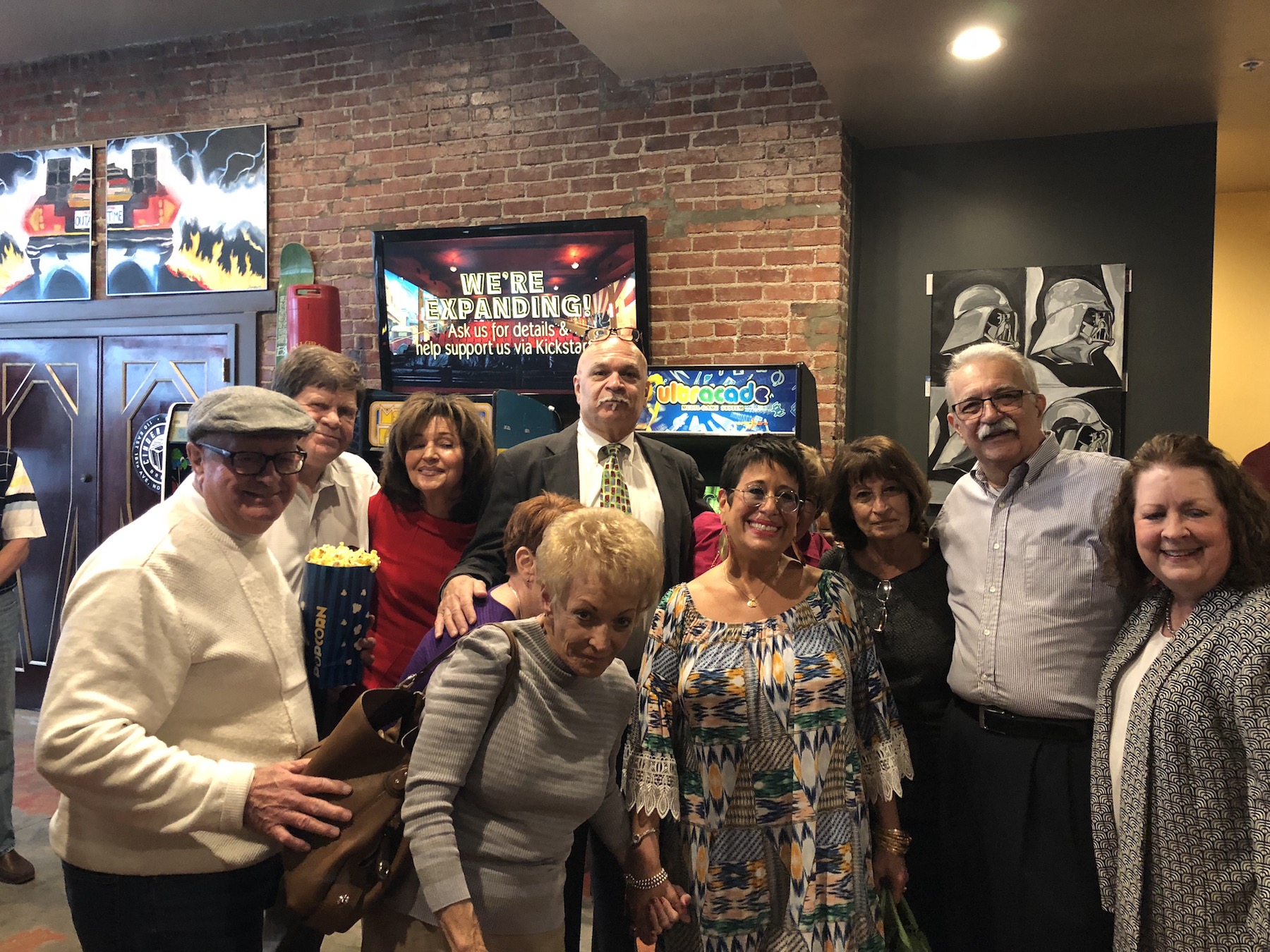 Mark with Family and Friends in Lobby