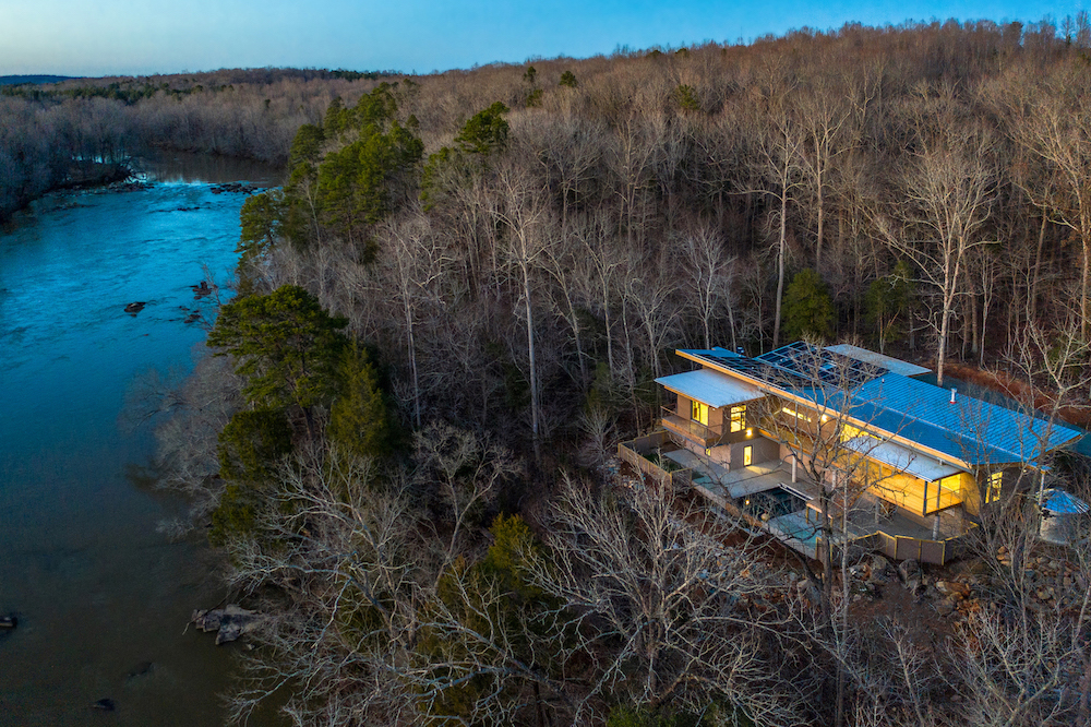 1.Haw River House drone view copy 2