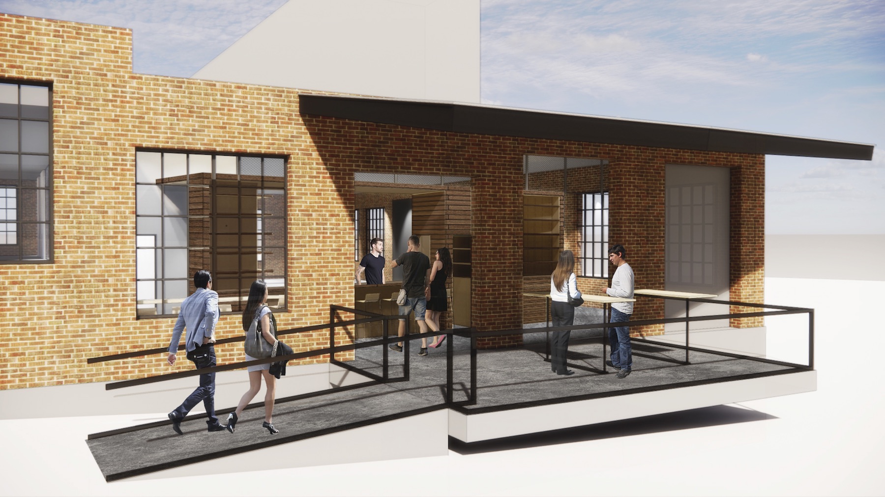 ENTRY WITH OPEN DOORS